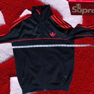 Men's Adidas Jacket Stripe 3 Small BRED Infrared